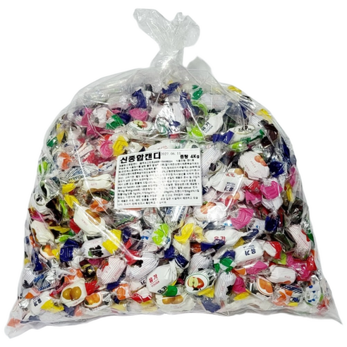 양지제과 신종합캔디 대용량 4kg, 1개