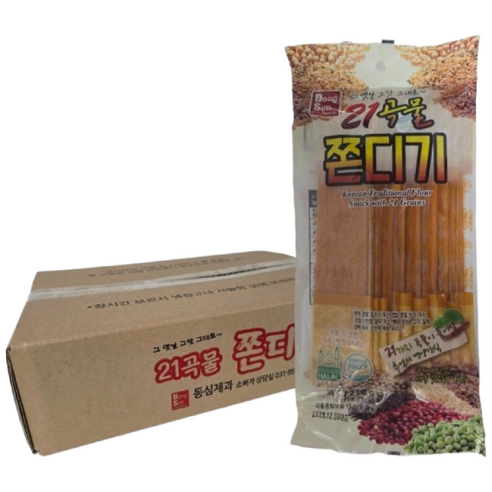 21곡물 쫀디기 210g(10봉) x 10개 1box