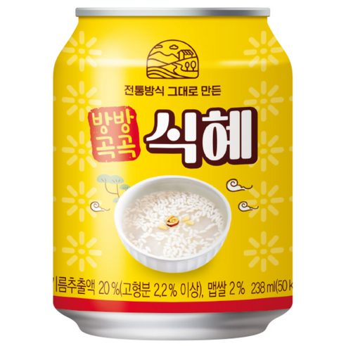 방방곡곡 식혜 238ml x 24캔, 24개, 238ml