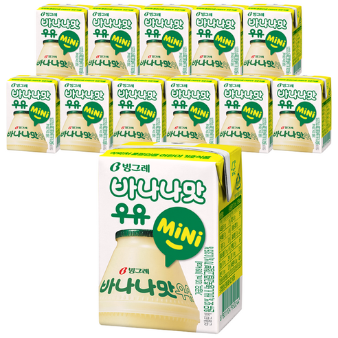 빙그레 바나나맛우유미니120mlX12팩/무료배송