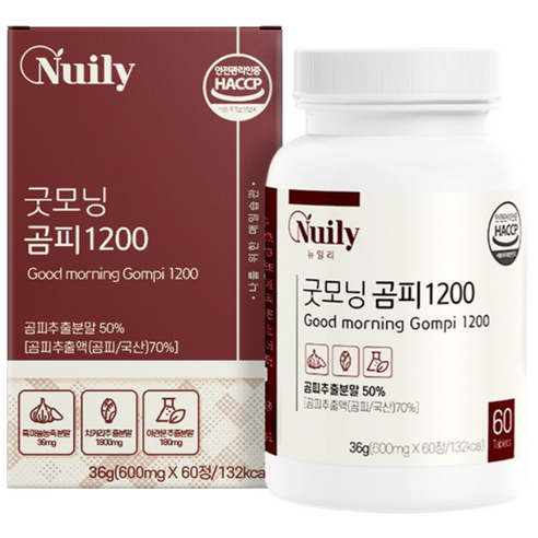 굿모닝 곰피 1200 국산 곰피 추출물 분말 정 흑마늘 울금 야관문 베타글루칸 함유 알긴산 디에콜 간건강식품 식약처 해썹 인증
