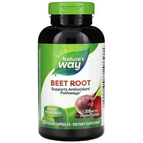 [1+1] 네이처스웨이 비트 루트 1000mg 베지캡슐 320정 Natures Way Beet Root / 해외직구 미국정품