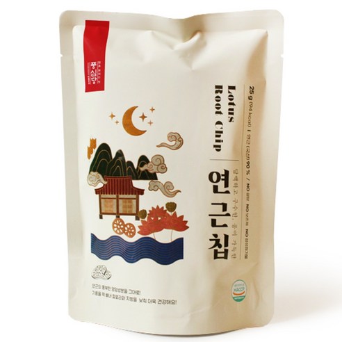 풍심당 국내산 연근칩, 저당간식, 인기과자, 회사 간식