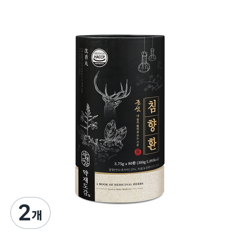 약재도감 조선 침향환 공진단 상자 + 쇼핑백