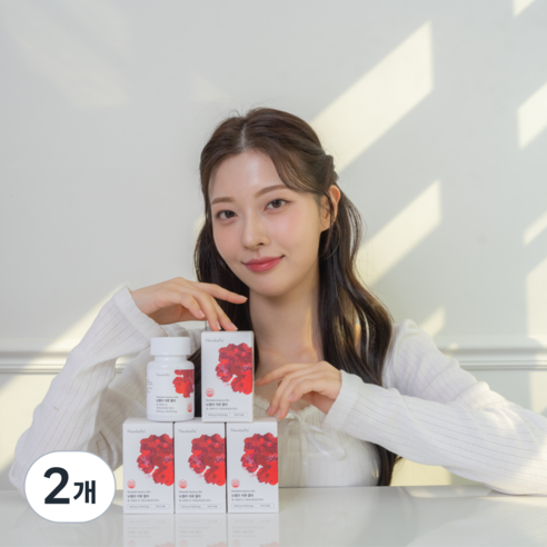 뉴벨라 석류엘라 붉은 생기를 담은 하루 식약청 HACCP 인증, 2개, 60정