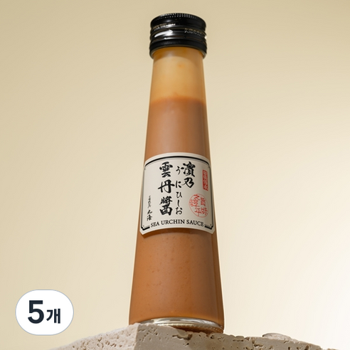 마루카이 우니히시오 우니 간장 성게 운탄 쇼유 110g, 110g, 5개