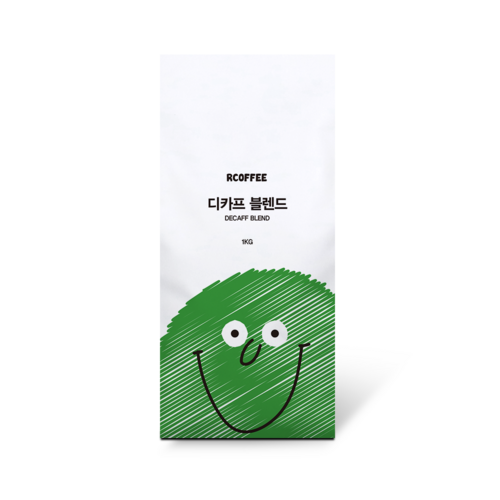 알커피 디카페인 블렌드 원두 커피, 1개, 1kg