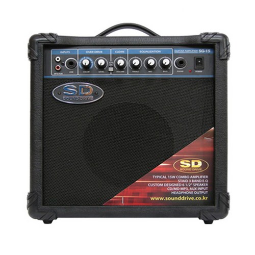 Sound Drive SG-15 사운드드라이브 연습용 기타앰프 15와트, Sounddrive SG-15