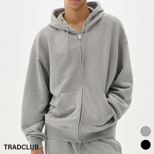 트래드클럽 데일리 오버핏 스웻 후드 집업 (2컬러 S~5XL)