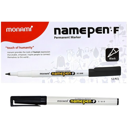 모나미 중간글씨용 네임펜 Fine