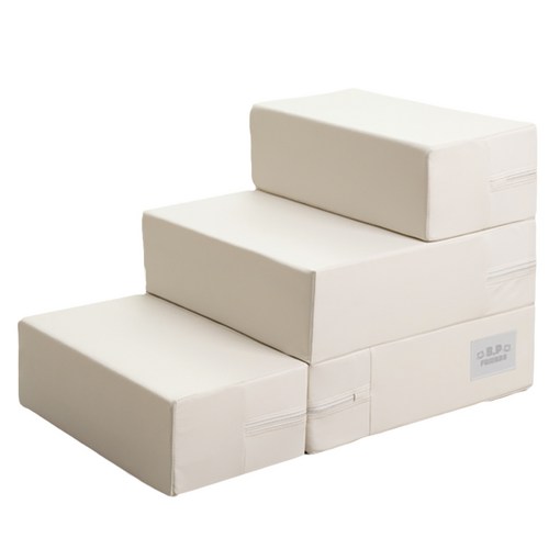 3단,2단 좌우 변형, 쉼터까지 우리 아이 관절 건강을 위한 논슬립 듀얼 펫 스텝 비피프렌즈, 논슬립그레이, 1개