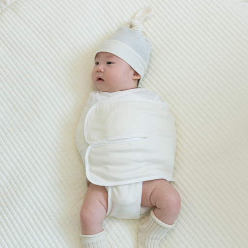 라포키드 아나랩프리미엄 오가닉 속싸개 스와들미업다운 모로반사 가슴안정 스트랩 뒤집기방지