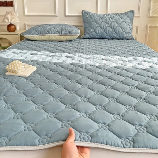 모다까사 사계절 알러지케어 누빔 침대패드 고정밴드