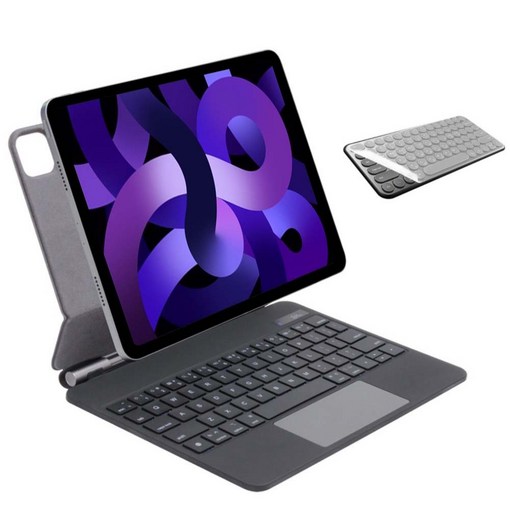 아이패드 에어7654세대 프로 12345678세대 1112.913인치 1011세대 호환 매직 키보드 블루투스 한글각인 iPad AirPRO 케이스나라