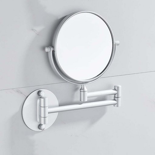 무타공 접착식 면도경 다용도 강력접착 접착제포함, 실버