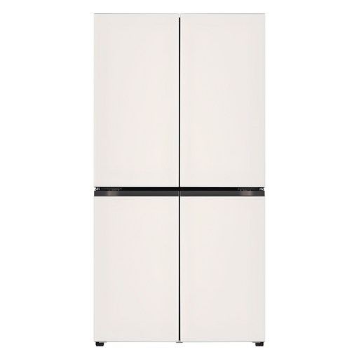 색상선택형 LG전자 오브제컬렉션 870L 베이직 상냉장 하냉동 프리스탠딩 4도어 메탈 디오스 냉장고 방문설치