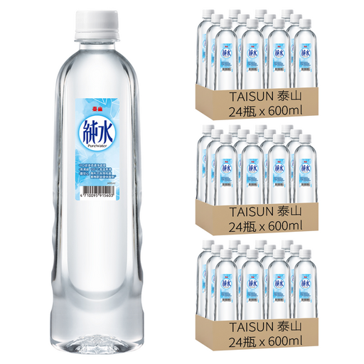 TAISUN 泰山 純水, 72瓶, 600ml