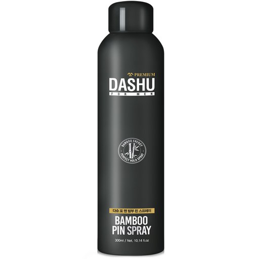 다슈 포 맨 프리미엄 밤부 핀 헤어스프레이 1개 300ml 에너지충전 핵심케어