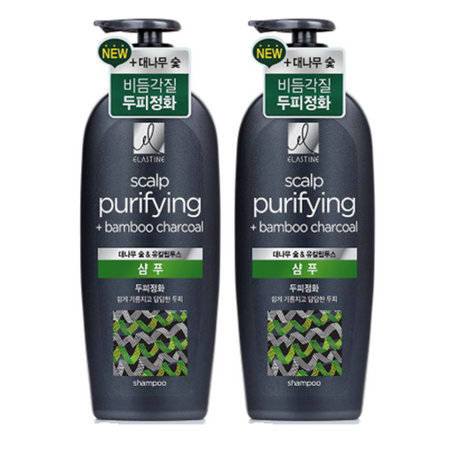 엘라스틴 대나무 숯 두피정화 샴푸