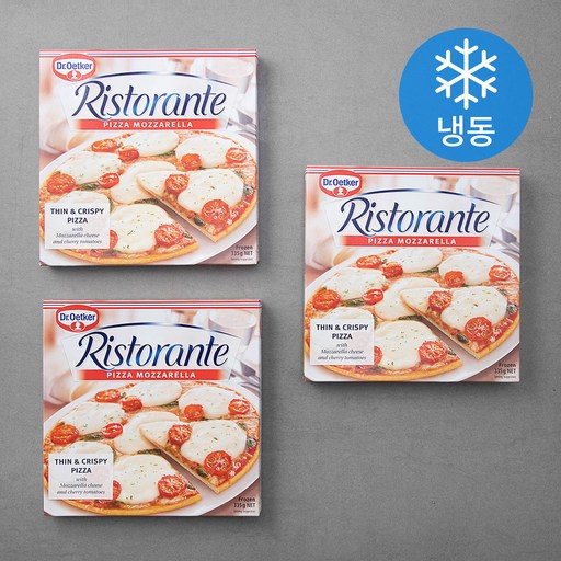 리스토란테 모짜렐라 피자 (냉동), 335g, 3개