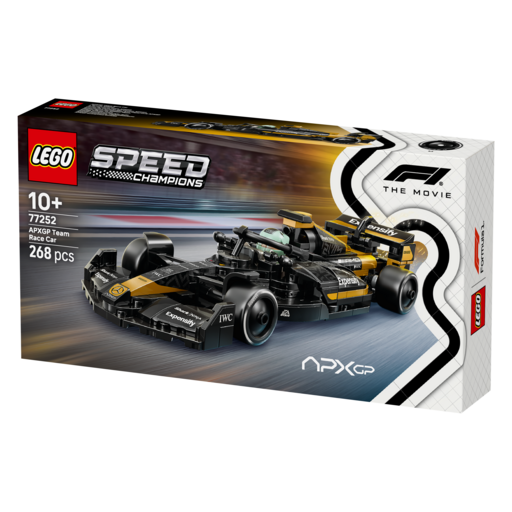 LEGO Speed系列 F1® 電影 APXGP 車隊賽車 APXGP Team Race Car from F1® The Movie 77252, 混和顏色, 1個