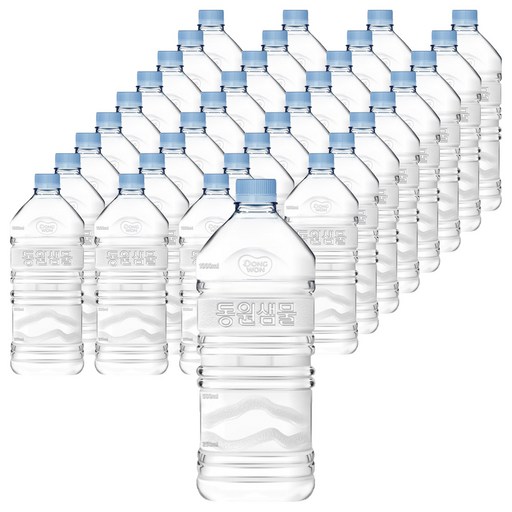 동원샘물 생수 무라벨
