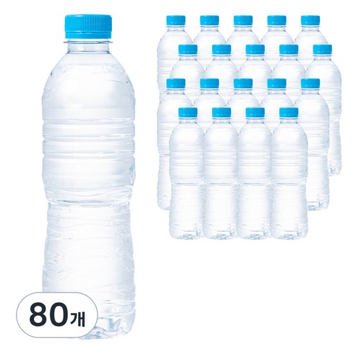 탐사 샘물 500ml 80개 대용량 생수팩