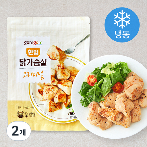 곰곰 한입 닭가슴살 오리지널 (냉동)