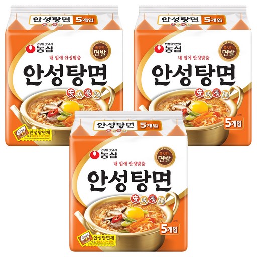농심 안성탕면 125g