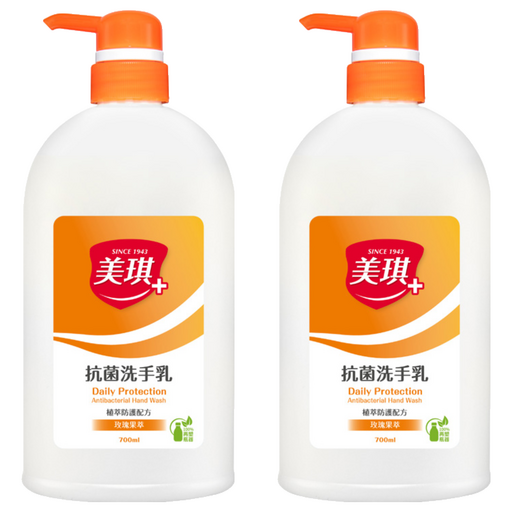 美琪 抗菌洗手乳 玫瑰果萃, 2瓶, 700ml