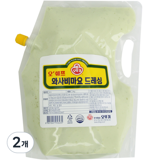 오뚜기 오쉐프 와사비 마요 드레싱