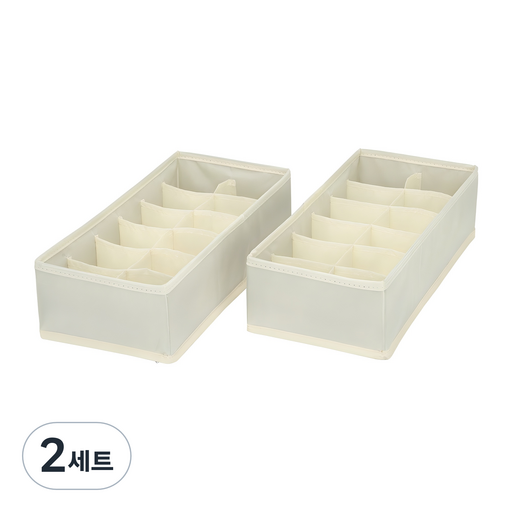 코멧 홈 프리미엄 속옷정리함 12칸 2개입