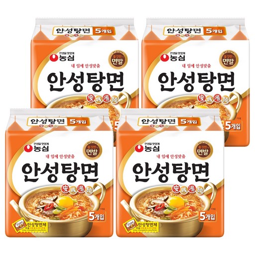 농심 안성탕면 125g