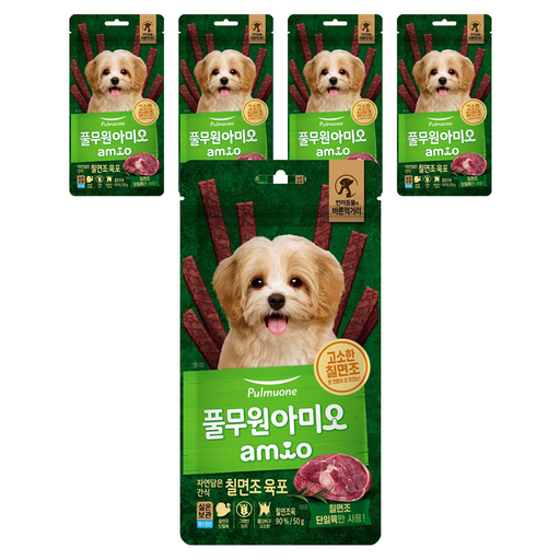 풀무원아미오 강아지 자연담은 육포