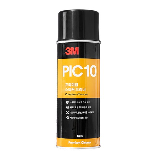 쓰리엠 PIC10 프리미엄 스티커 크리너 420ml