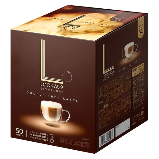 루카스나인 시그니처 더블샷라떼 커피믹스