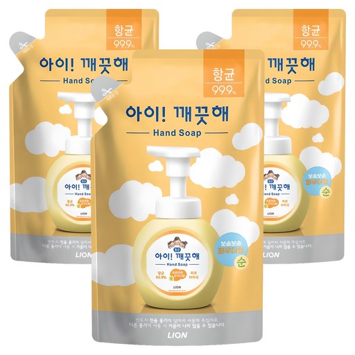 아이깨끗해 향균 폼 핸드솝 순 파우더향 리필용