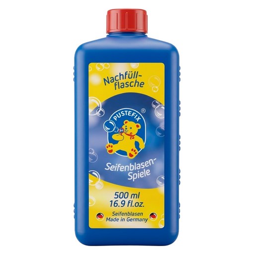 PUSTEFIX 魔法泡泡水補充液 藍瓶 500ml 869-722, 藍色, 1瓶