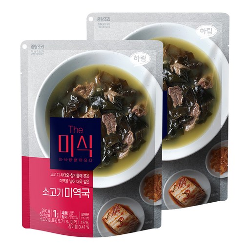 더미식 소고기 미역국, 350g, 10개