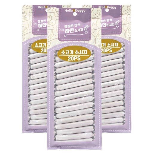 참좋은간식 강아지 하얀소시지 맛있고 건강한 강아지 간식