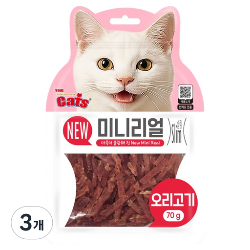 더캣츠 고양이 미니리얼 육포
