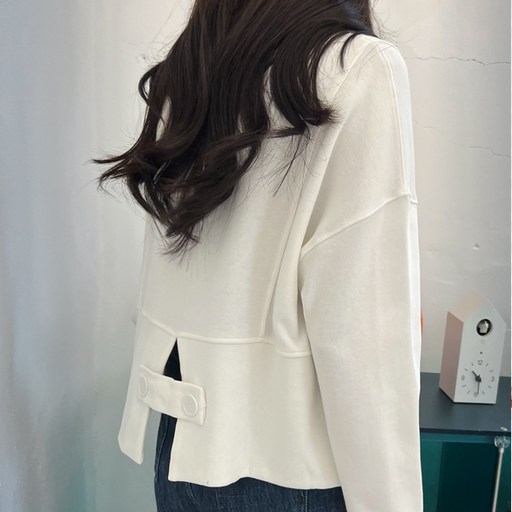 피핀 여성용 절개라인 뒷트임 맨투맨 110576