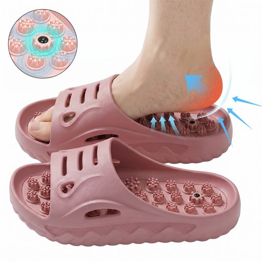 Giwalk 지압슬리퍼 자석 남녀공용 다이어트 붓기 제거 슬리퍼