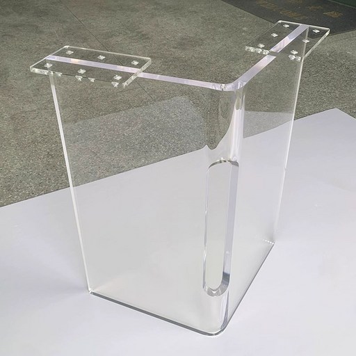 아크릴 책상 식탁 1개 1자형