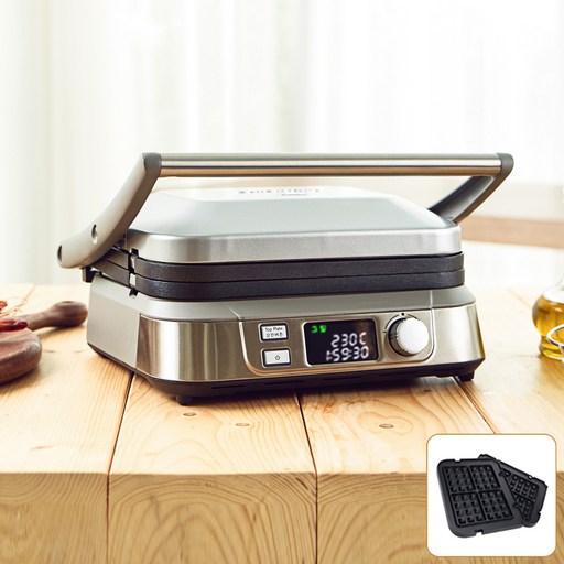 쿠진아트 멀티 양면그릴 CGR10KR와플팬  바비큐 그릴멀티 그릴캠핑 그릴가정용 그릴그릴팬미니 그릴그릴 추천스테이크멀티쿠커와플타코야끼샌드위치