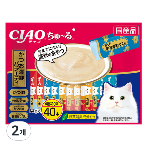 챠오츄르 이나바 고양이 버라이어티 종합영양식 40p
