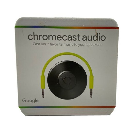 구글 크롬캐스트 Audio 미디어 스트리머 - Black - US Region New Old Stock 씰ed, 단일상품