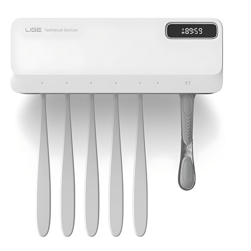 LIGE 무선 칫솔살균기, YGT1005, 화이트