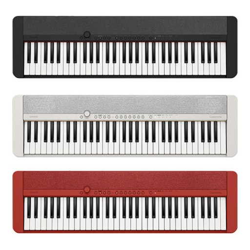 카시오 키보드 CT-S1 / 디지털 피아노 CTS1 61건반 블랙 화이트 레드, 3. [화이트] CT-S1