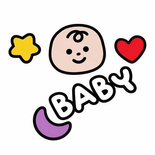 아기가타고있어요 BABY 얼굴 차량용 스티커 세트